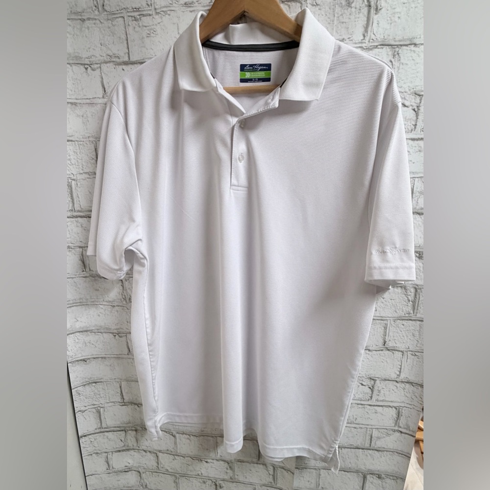 Men's White Polo Shirt Ben Hogan